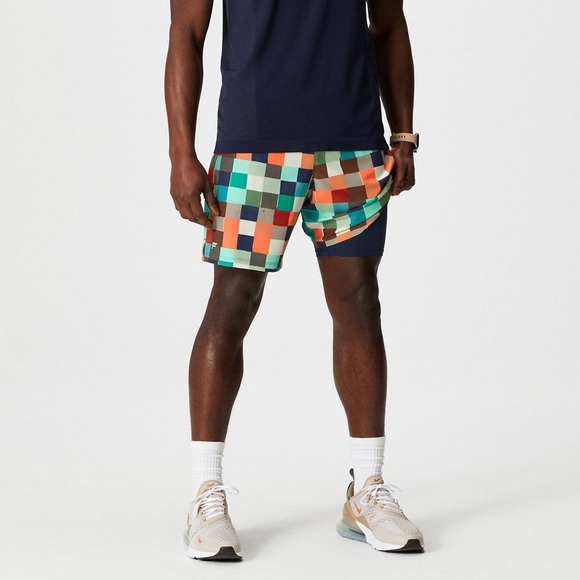 NWT Fabletics The 7” Fundamental Short ( Lined ) CUBEOLOGY Men’s L Gym Athletic - Picture 16 of 16